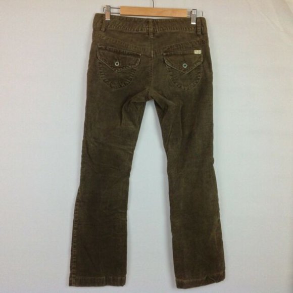 Polo Ralph Lauren Corduroy Pants Womens 4 Brown Straight - Picture 4 of 7